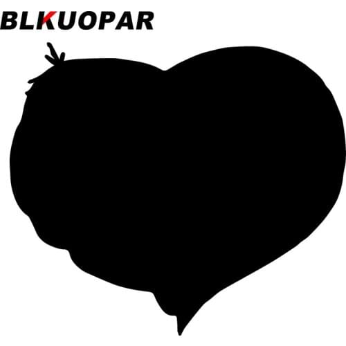 BLKUOPAR Stickers Heart-shaped Car Sticker Personality Decals Creative Fashionable Air Conditioner Helmet Decor Car Label