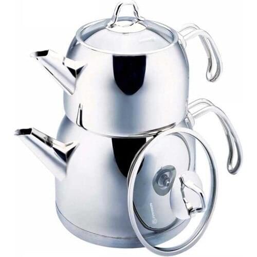 Teapot Set Tea Set Cup Tea for Turkish Tea Sets Kitchen Products Stainless Steel Teapot