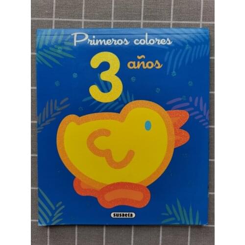 Parent Child Kids Toddler Baby Spanish Book Early Education Enlightenment Cute Picture Color Painting Libros Book Age 1-4