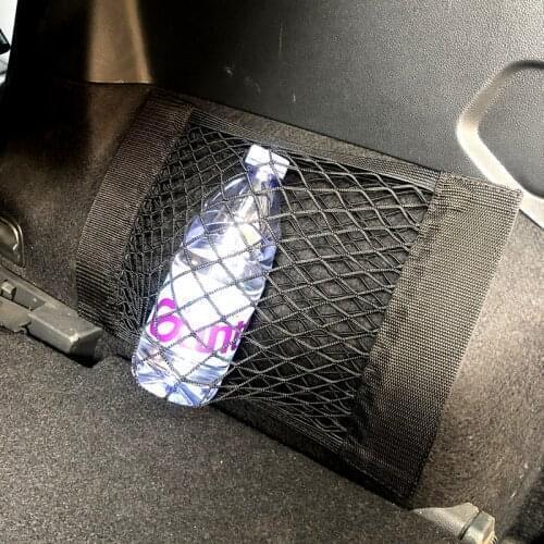 Car Back Rear Mesh Trunk Seat Elastic String Net Magic Sticker For Seat Cordoba 3 Exeo ST Toledo 4 NH 3 5P Arona Ateca Leon 3 SC