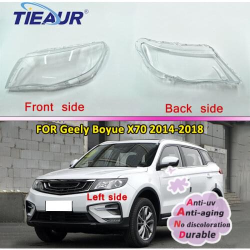 Headlight Lens Cover for X70 14-18 Halogen Auto car DIY Cover Shell Replacement Front Clear Lamp shade