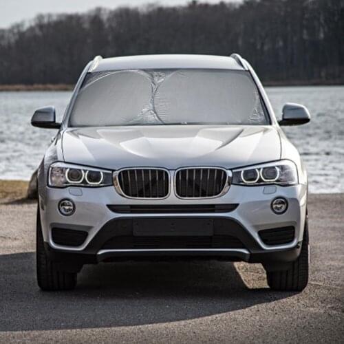 Best Auto Heat Shield Reflector Cover 1-Piece Windshield Sun Shade Car Front Window Sunshade Foldable for Most Sedans SUV Truck