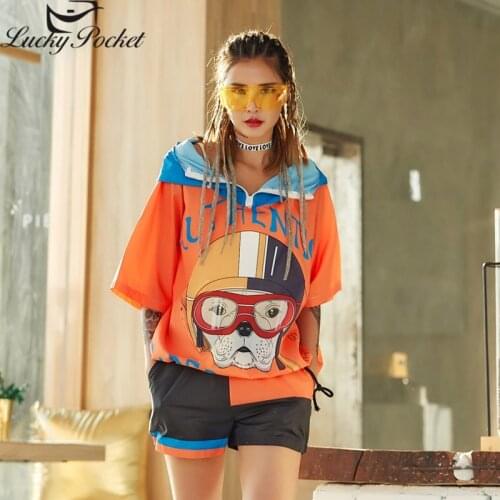 Женские футболки с капюшоном Lucky Pocket China At AliExpress