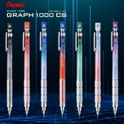 Japan Pentel Limit PG1005 Metal Mechanical Pencil 0.5mm Low Center of Gravity Automatic Pencil Special for Drawing Sketching