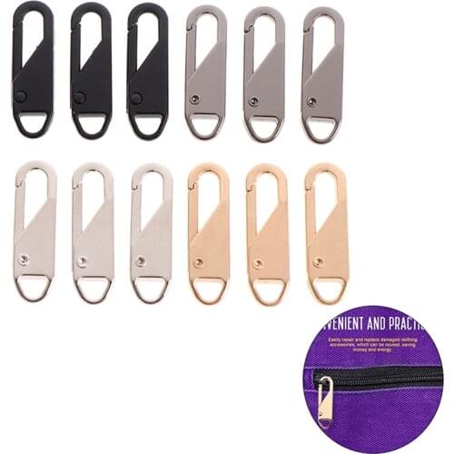Metal Zipper Repair Kits Zipper Pull Zipper Slider Sewing Diy Craft Sewing Kits Metal Zipper For Sewing DIY Craft Sewing Bag