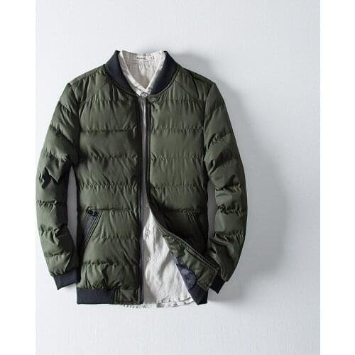 Mens Winter Bomber Jacket Men Casual Streetwear Punk Fashion Wind breaker Male High Quality Wadded Jackets and Coats AU-147