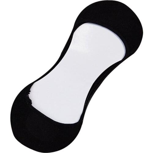Solid Color Summer Thin Womens Invisible Anti Slip Short Boat Socks Gifts