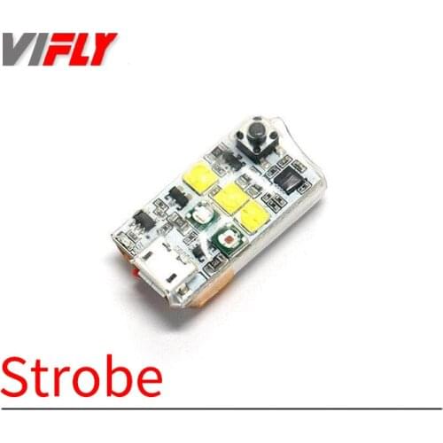 VIFLY Strobe Anti Collision Light 5*3W Hi-intensity LED 3+ Miles Visibility for DJI Mavic RC Airplane FPV LR4 LR5 LR7 Drones