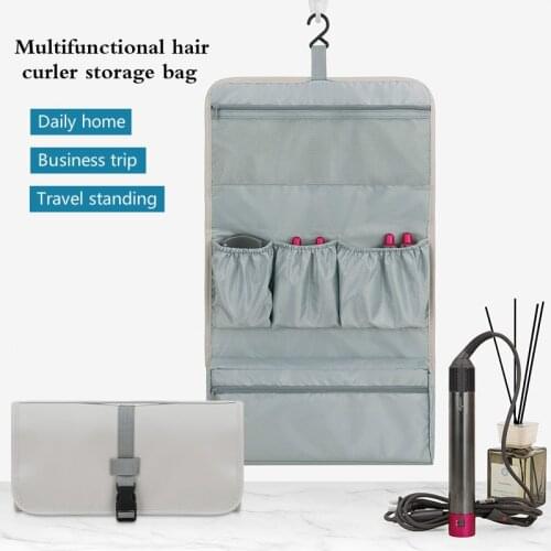 Pre-Styling Dryer Travel Storage Roll Bag Portable Hang Nylon Collapsible Waterproof Storage Case Organizer Dyson Hair Curler