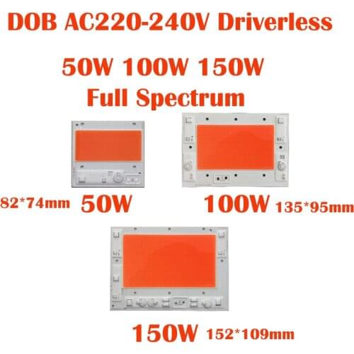 HANGYUE AC 220V LED No-need-driver DOB 50W 100W 150W DIY module chipsi Smart IC Driverless Fit For DIY Flood Light LED Spotlight