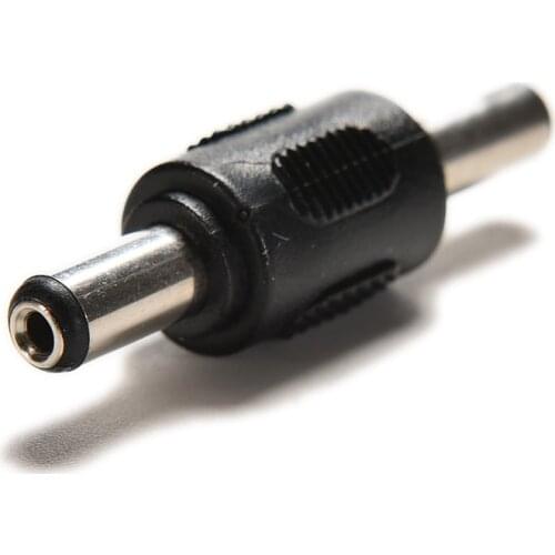 Unique Male CCTV DC Power Plug to Male Plug Adapter Connector 5.5mm DC Plug To 2.1mmx5.5mm DC Plug