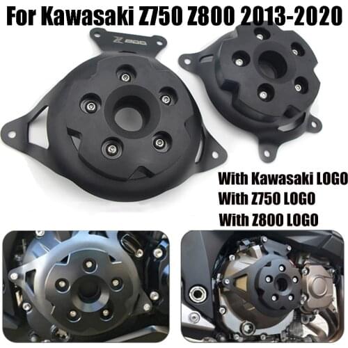For Kawasaki Z750 Z800 Z 750 Z 800 2013-2017 2018 2019 Motorcycle Engine Guard Protector Shield Stator Cover Sliders Crash Pads