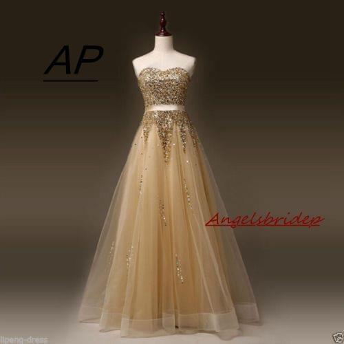Robe De Soiree 2021 Gold Evening Dresses Sexy Sweetheart Sash Crystals Corset Vestidos De Fiesta Largos Elegantes Party Gowns