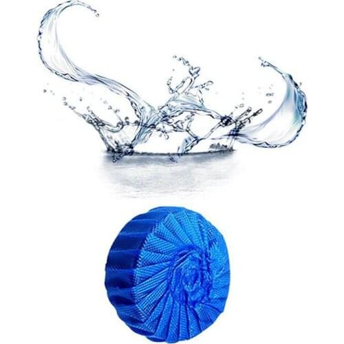 10 PCs Chamber Pot Blue Bubble Toilet Cleaner Chamber Pot Cleaner Toilet Deodorization Block 1634