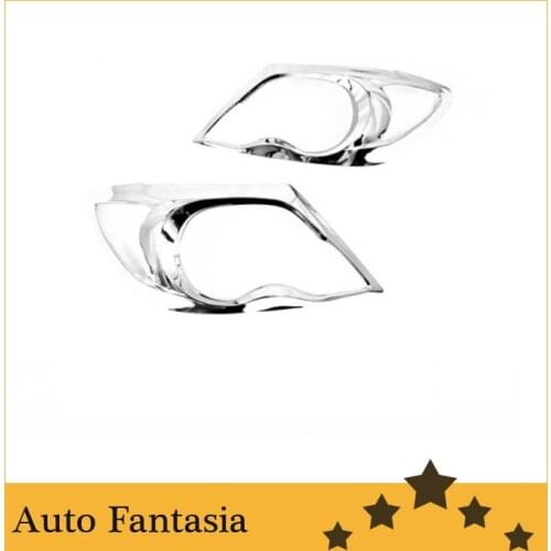 Auto Chrome Parts Chrome Head Light Cover for Toyota Hilux Vigo 05-09-Free Shipping