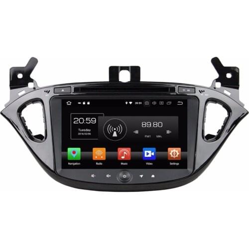 Octa Core 8'' 8 core Android 9.0 Car Radio DVD player GPS for for opel CORSA 2014 2015 2016 2017 4G RAM 64G ROM stereo navi