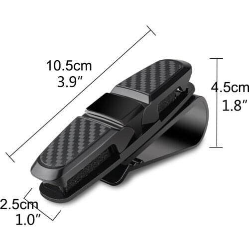 Double-end Car sunglasses/Glasses holder for Car Sun Visor-Conveniently clip lightweight and durable storage is more convenient