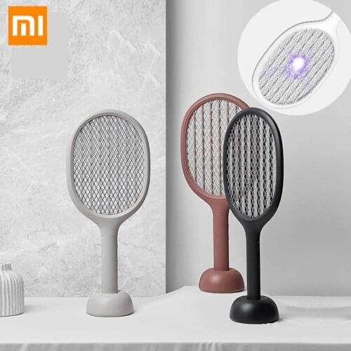 XIAOMI SOLOVE Electric Mosquito Swatter USB Rechargeable Handheld Electric Mosquito Killer Super Long Battery Fly Swatter Home