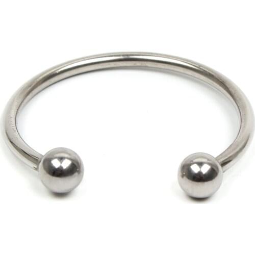 Penis Ring Sex toys for Men Cock Ring Stainless Steel Delay Ejaculation Male Chastity Device