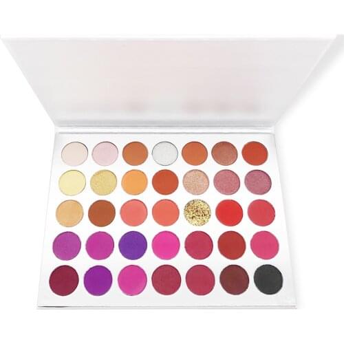 3 Pieces New Private Label Matte Eyeshadow Palette Pigment Long Lasting Eye Makeup No Brand Low MOQ