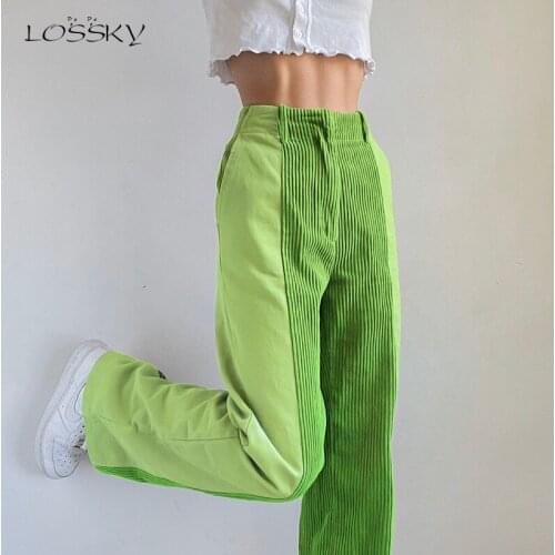LOSSKY Women's Corduroy Trousers