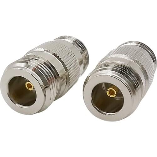 N Female to N Female Jack In Series RF Coaxial Coax Adapter N Type Double Female Straight N F/F Jack Barrel Connector Converter