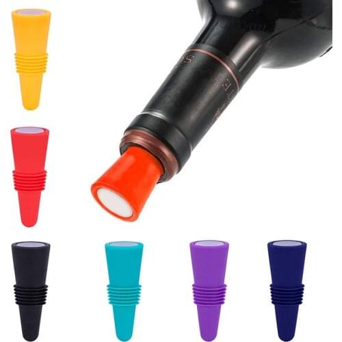 High Quality Silicone Wine and Beverage Bottle Cap Set Leak Proof Champagne Bottles Creative Sealer Stopper Reusable for Beer
