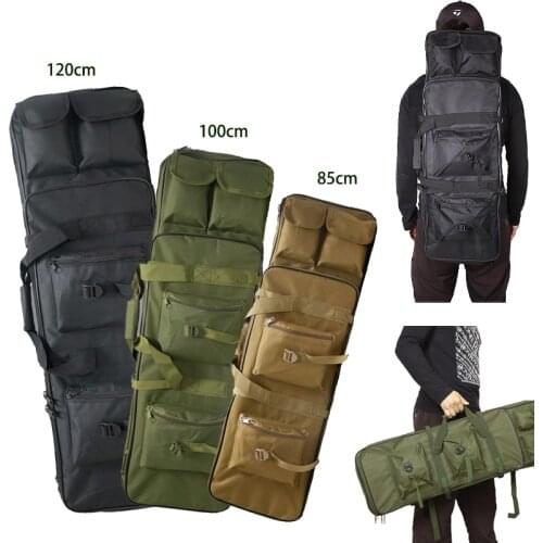 85 100 120cmTactical Molle Bag Nylon Gun Bag Rifle Case Military Backpack For Sniper Airsoft Holster Shooting Hunting Accessorie