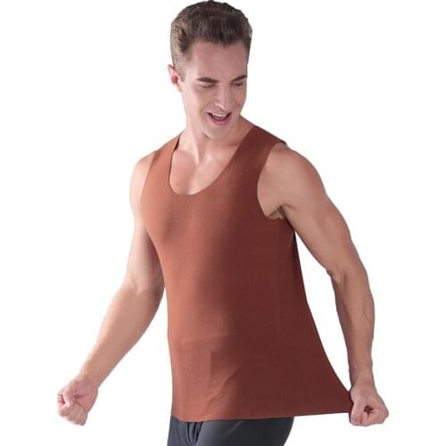 Autumn winter Men Clothing Tank Tops Man Undershirts Casual Fitness Bodybuilding Vest Tops Homme thicken velvet workout vest