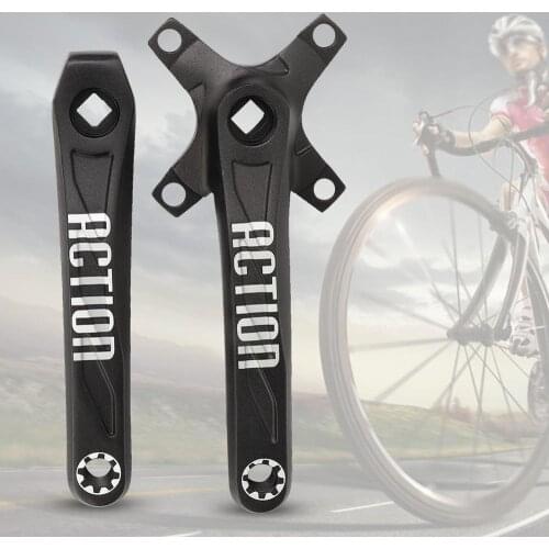 Crank Mountain Bike Crankset Crank Left Right 170 Square Hole Crank Single Plate Modification Accessories