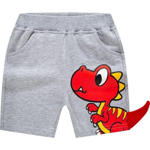 Bambino New Year 2021 Summer Short Pants Baby Boy 2-7 Years Child Dinosaur Clothing Kids Boy Shorts Beach Shorts Sport Shorts