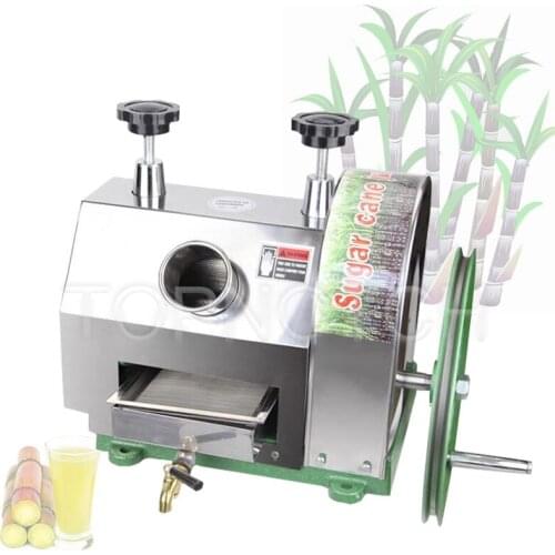 Fresh Sugarcane Juicer Stainless Steel Cane Juice Squeezer Small Commercial