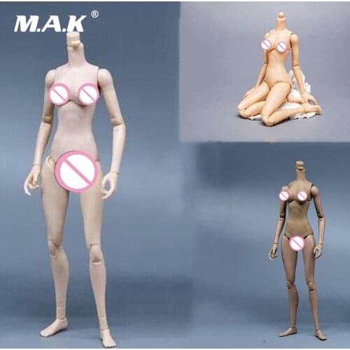 1/6 Scale Female Body Pale/Suntan/Yellow Colors fit for 12 inches Action Figure Accessory