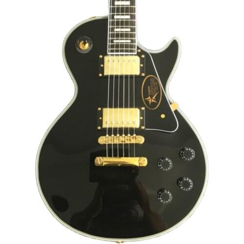 2021 Top Quality FP-3106, Black Color, Solid Body ,Ebony Fretboard, Gold Hardware, Custom LP Electric Guitar