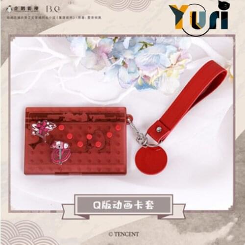 Anime Grandmaster of Demonic Cultivation Wei Wuxian Wangji Jiang Cheng Bus Card Silicone Card Set Card Bag MDZS C TX Pre-sale