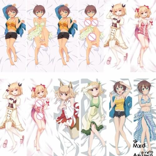 Anime NEW GAME! Yun Iijima & Hajime Shinoda Dakimakura throw pillow cover case hugging Body pillowcase