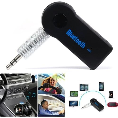 Wireless Bluetooth Music Receiver Adapter Audio 3.5mm Stereo A2DP Music Streaming Car Kit for Car AUX IN Home Speaker MP3