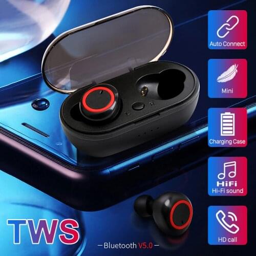 A2 TWS fone Wireless Earphones Control Button Headhones Sport Hifi Long Battery Life Noise Headset with Charging Box