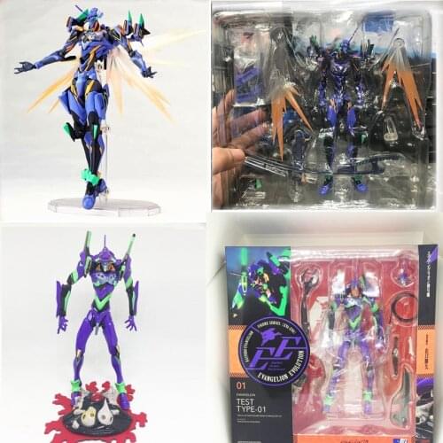 Revoltech TYPE EVA-01 EVA01 EVA Evangelion Action Figure Collection Model Gift Toys With LED
