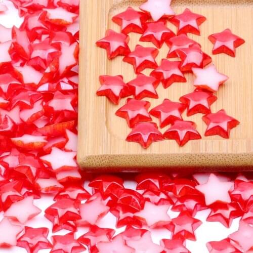 Starlet Shape 10g About 80pcs 10mm Many Colors Imitation Half Pearls Flatback Nail Art DIY Jewelry Crafts Laptop Decoration