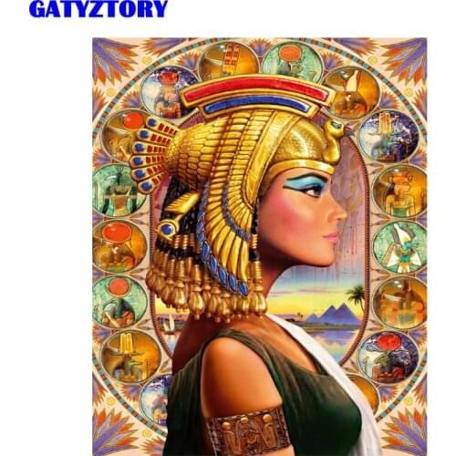 GATYZTORY Frame Picture DIY Painting By Numbers Figure Paint Modern Wall Art Canvas Painting Picture By Numbers For Home Decors