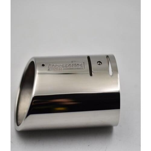 SORMOR muffler tips silver stainless sing-out muffler for TOYOTA innova car