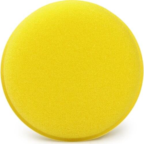 Sponge Polishing Towel Car Wax Sponge Pads Tyre Dressing Foam Car Care 12 pcs/set Anti-Scratch Yellow Car Cleaning Tool