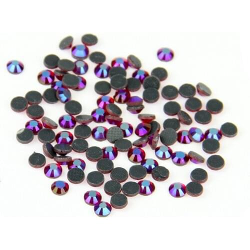 Good Quality Red AB 500 Gross ss10 2.7-2.9mm Crystal DMC Flatback Hot Fix Rhinestone Glass Strass Hotfix Rhinestones