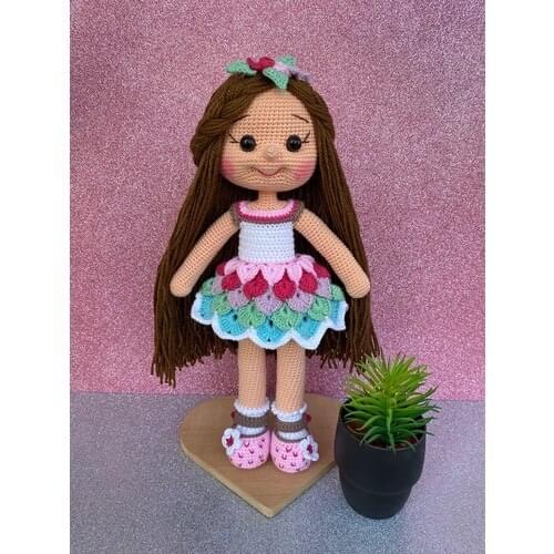 Toy baby Organic Mesh Baby Doll 35 cm