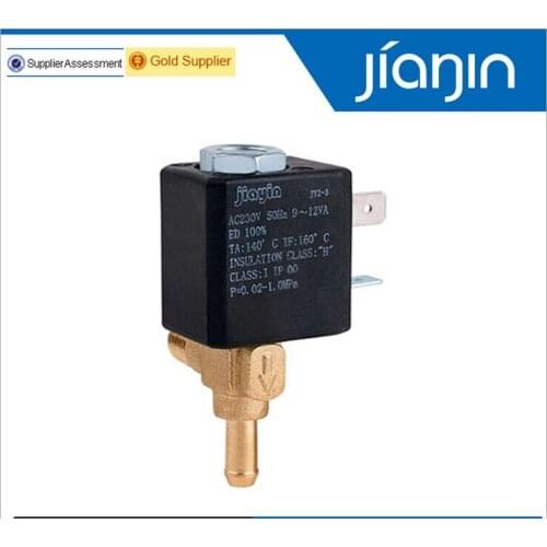 JYZ-3Q Normally Closed N/C 2/2 Way AC 230V G1/8' Brass Steam Generator Water 2 Position 2 Way Solenoid Valve Coffee Makers