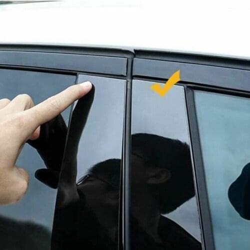 Set Door Pillar Trim Accessories Exterior For BMW 5 Series F10 2011-2017