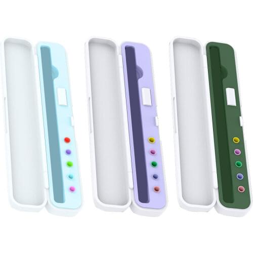 2021 New Pencil Storage Box Portable ABS Silicone Carrying Case for Apple Pencil Pen Nib Holder Accessories plastic Cover