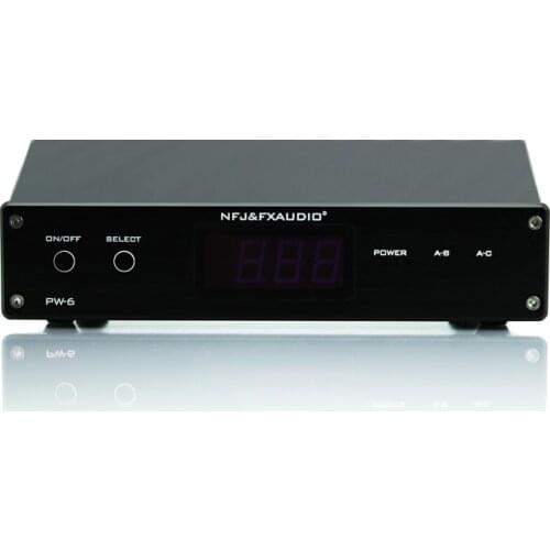 NEW FX-Audio PW-6 Amplificador HIFI Digital Audio Amplifier Switcher Spiltter Selector Crossover 2-Way Speaker Amp Converter