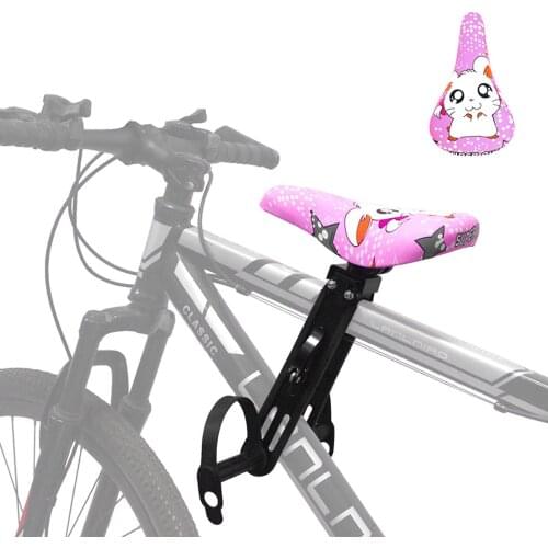 Kids Bike Seat MTB Front Mounted Bicycle Seat Child Front Safety Seat With Foot Pedals For Kids 2-5 Years Old Bike Accessories